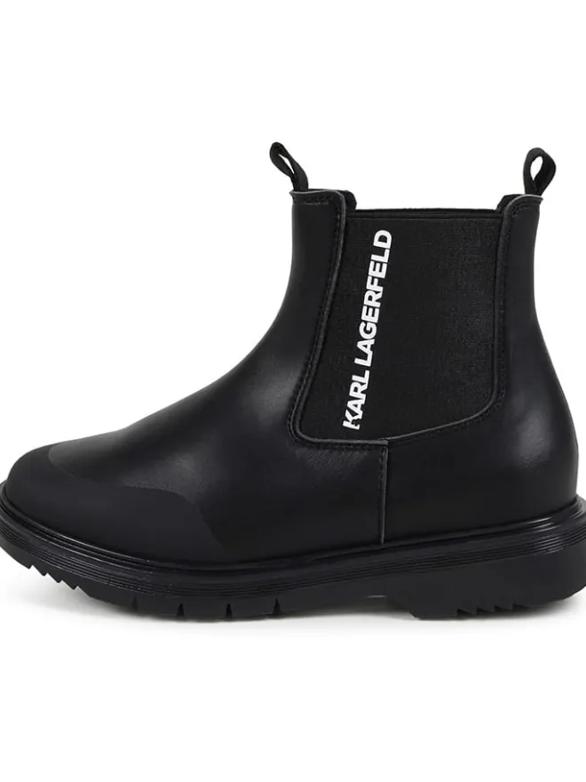 Chelsea-Boots in Schwarz>Karl Lagerfeld Kids