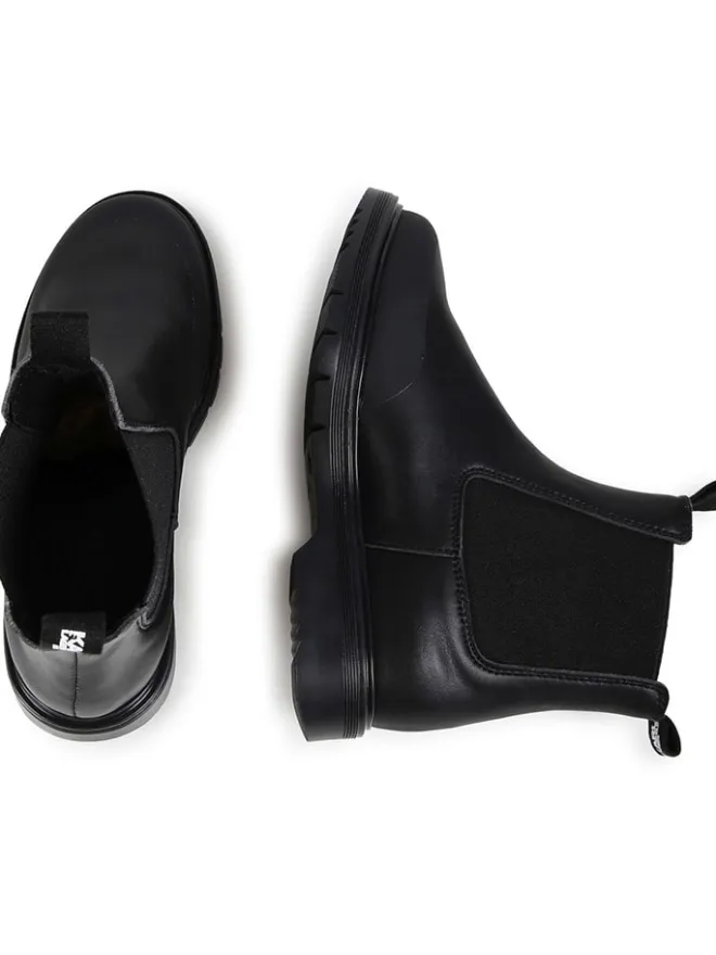 Chelsea-Boots in Schwarz>Karl Lagerfeld Kids