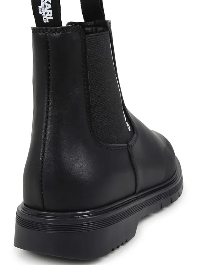 Chelsea-Boots in Schwarz>Karl Lagerfeld Kids
