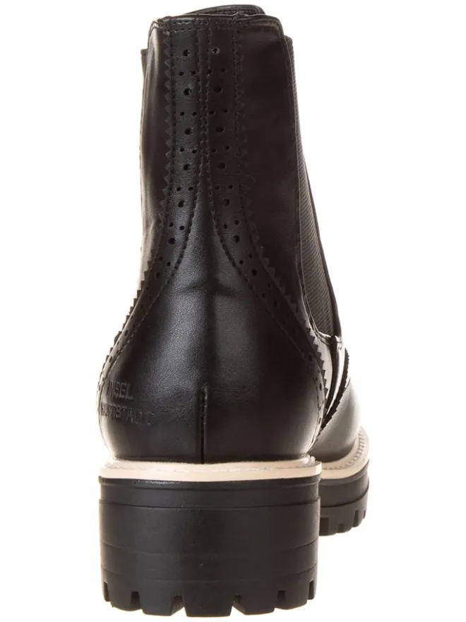 Inselhauptstadt Stiefeletten^Chelsea-Boots in Schwarz