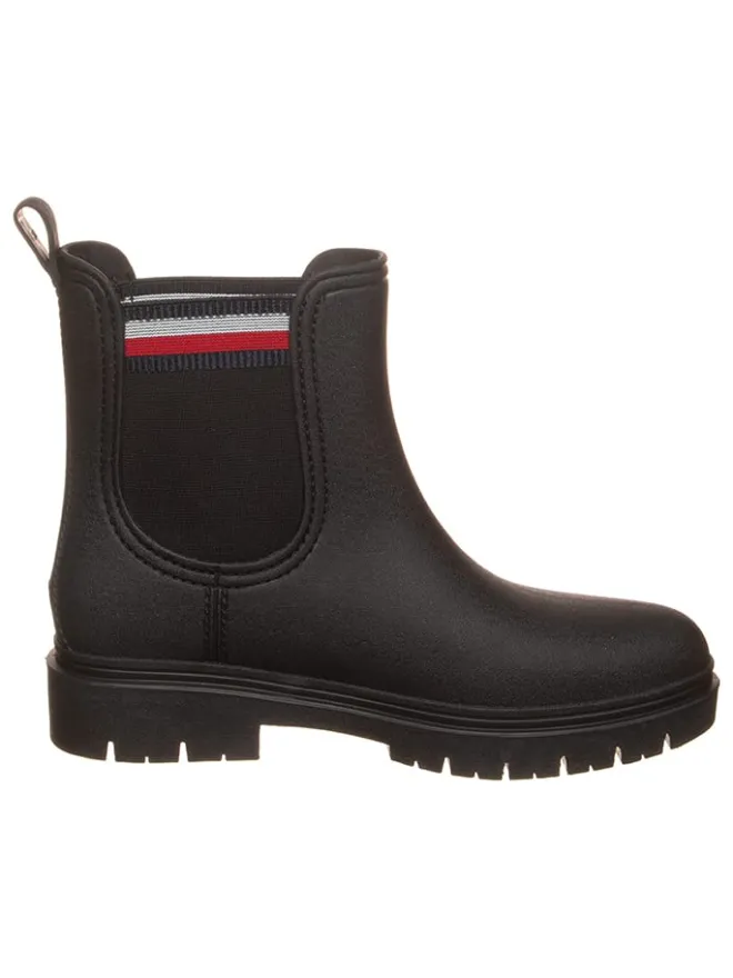 Chelsea-Boots in Schwarz>Tommy Hilfiger Shoes Discount