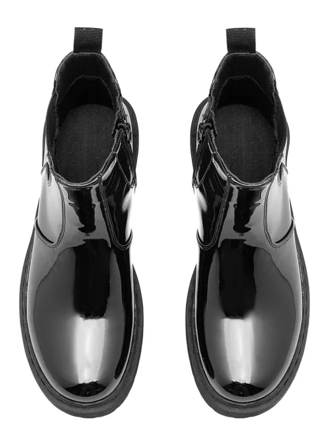 Chelsea-Boots in Schwarz>C'M