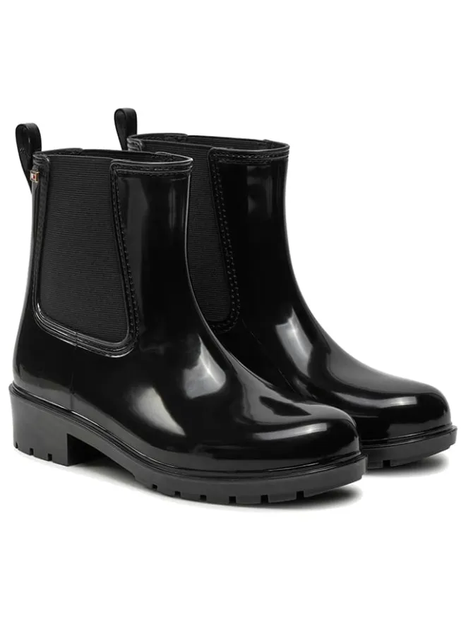 Chelsea-Boots in Schwarz>Tommy Hilfiger Shoes Outlet