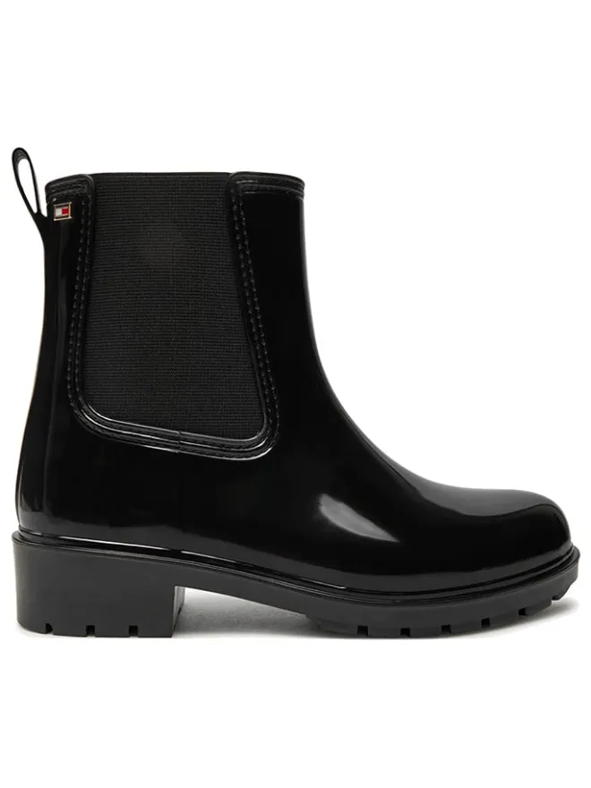 Chelsea-Boots in Schwarz>Tommy Hilfiger Shoes Outlet