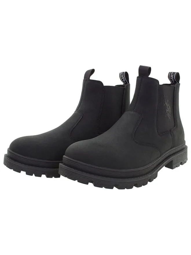 Chelsea-Boots in Schwarz>U.S. Polo Assn. Sale