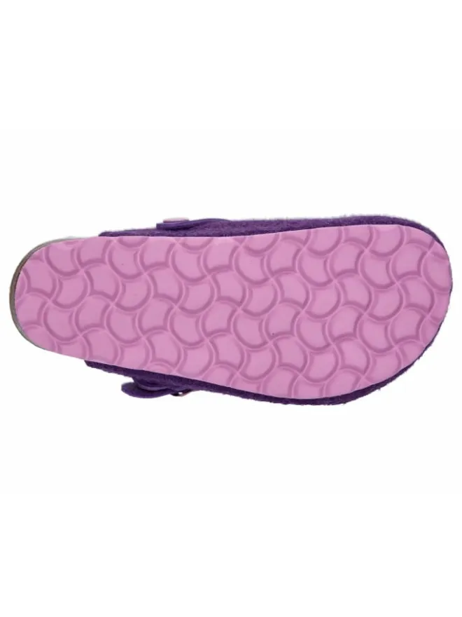 Lico Clogs & Pantoletten·Clogs^Clog "Clog Kids Warm" in Lila