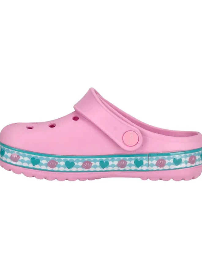 Clogs "Burundi" in Pink>Zigzag Discount