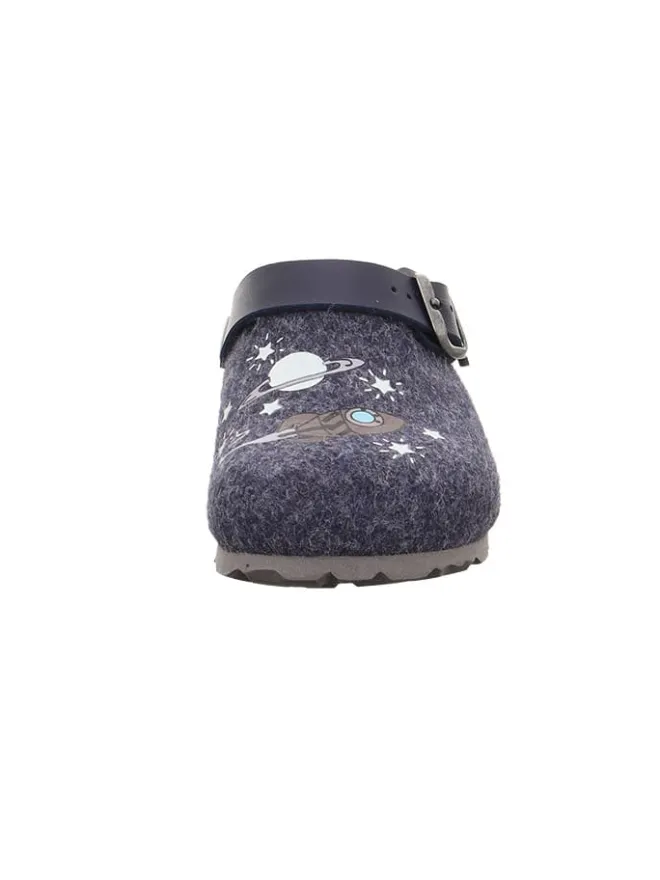 Clogs "Fussbettpantoffel" in Dunkelblau>superfit Discount
