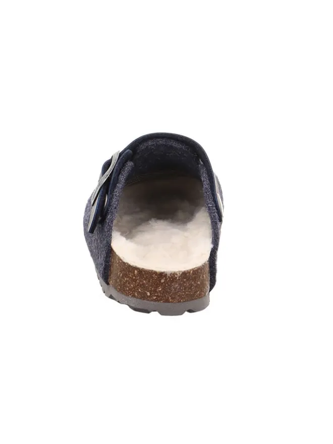Clogs "Fussbettpantoffel" in Dunkelblau>superfit Discount