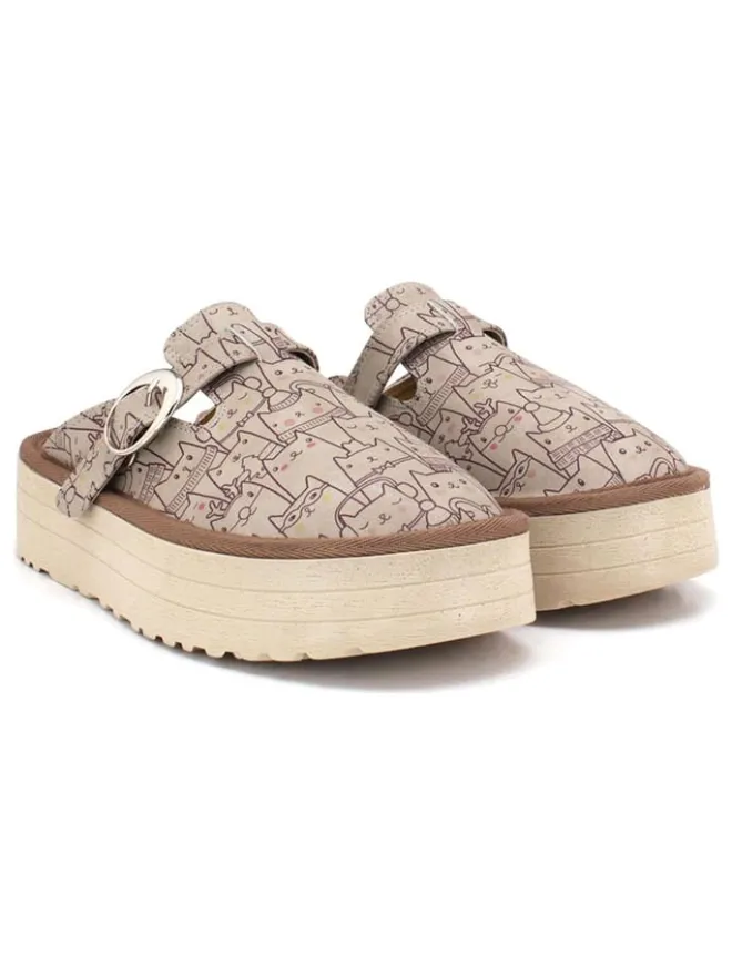 Clogs in Beige>Calceo