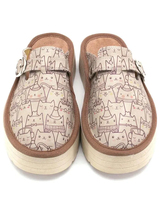 Clogs in Beige>Calceo