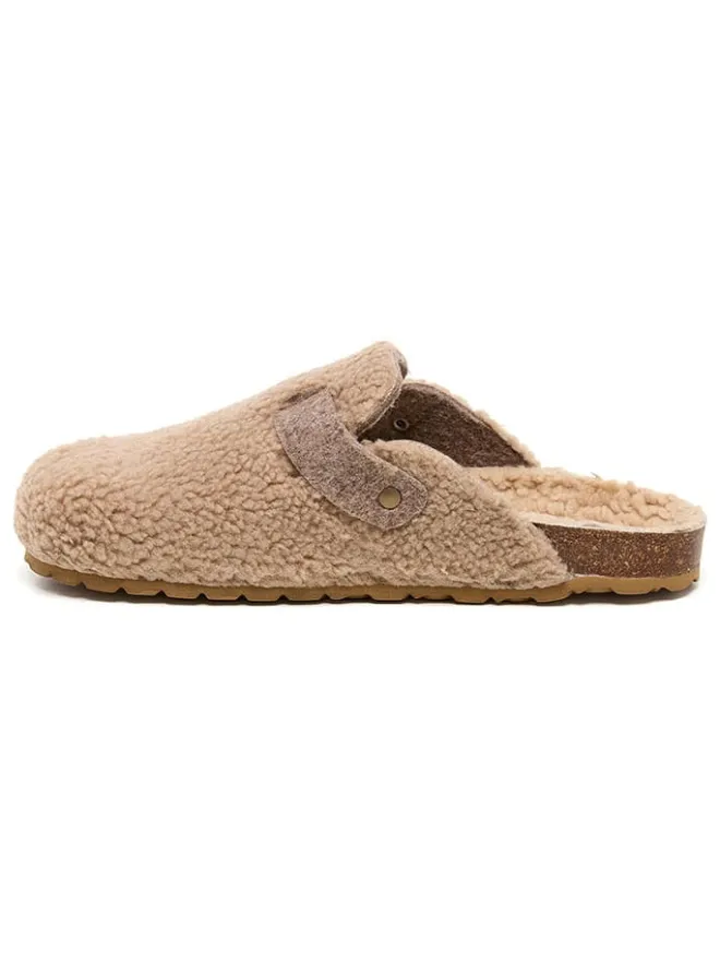 billowy Hausschuhe^Clogs in Beige