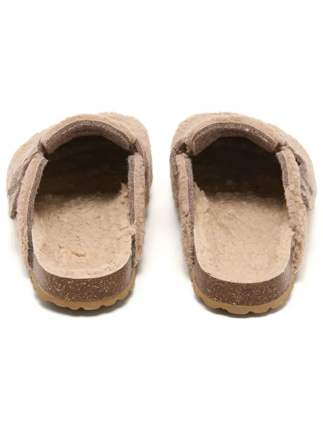 billowy Hausschuhe^Clogs in Beige