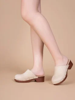 Foreverfolie Clogs & Pantoletten^Clogs in Beige