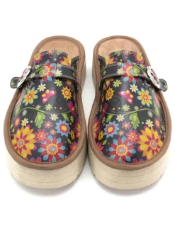 Clogs in Schwarz/ Bunt><noscript><img width=