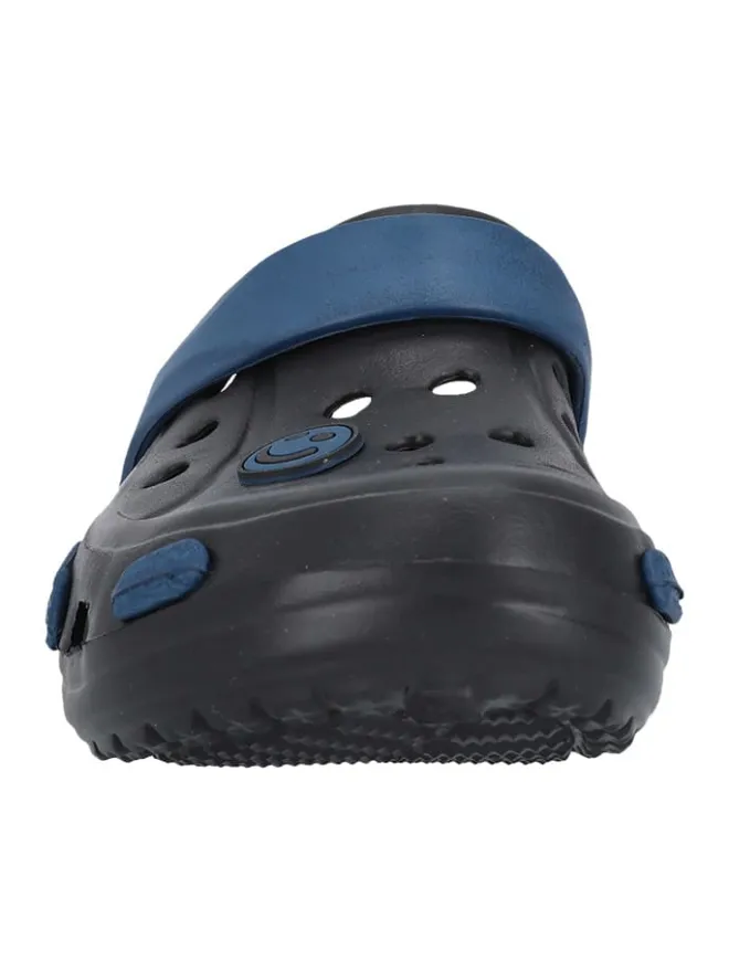Clogs "Naike" in Schwarz/ Dunkelblau>Zigzag Clearance