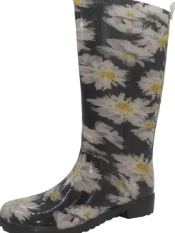 Damen-Regenstiefel in schwarz>W.K.TEX Discount