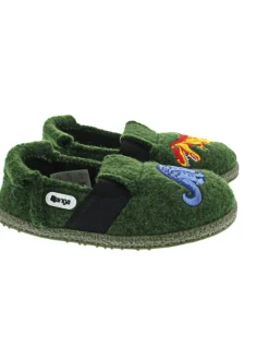 Dinos 2.0 Hausschuh Grün><noscript><img width=