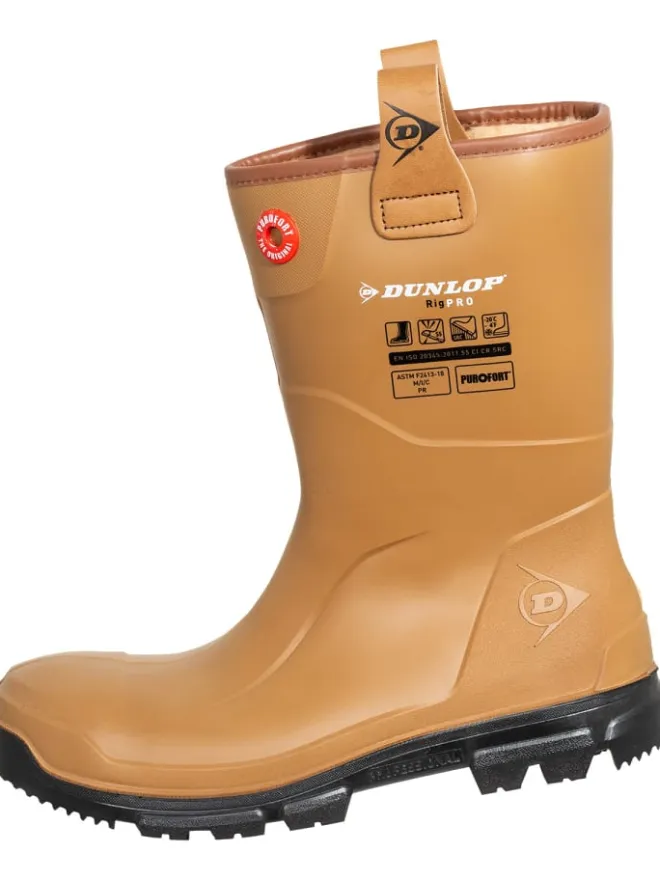 Dunlop Stiefel & Boots^Sicherheitsstiefel LJ2HR48 Purofort RigPRO full safety in braun