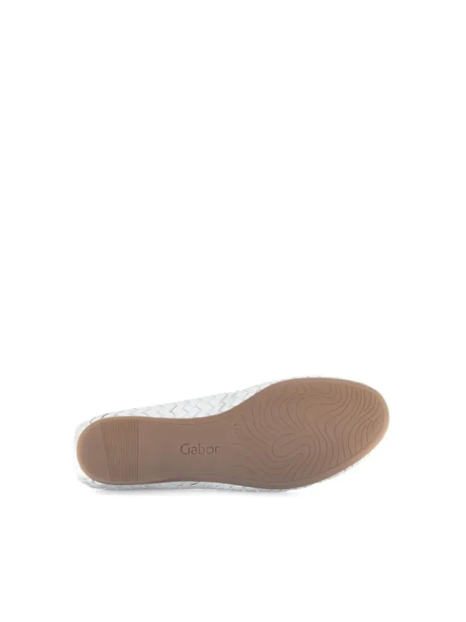 Gabor Ballerinas^Elegante Ballerinas in silber
