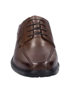 Elegante Schnürschuhe in Braun><noscript><img width=