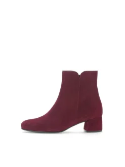 Elegante Stiefeletten in rot>Gabor