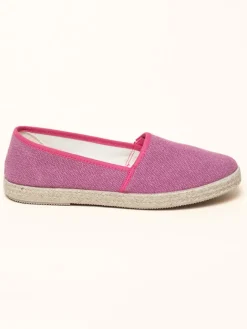 Espadrilles "Camping Linen uni V" in Lila>kitz-pichler New