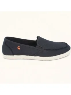 kitz-pichler Halbschuhe^Espadrilles "Camping Linen Sailor" in Dunkelblau