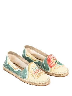 Espadrilles in Beige/ Bunt>Cotto