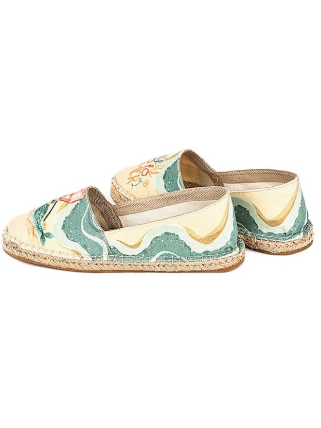Espadrilles in Beige/ Bunt>Cotto