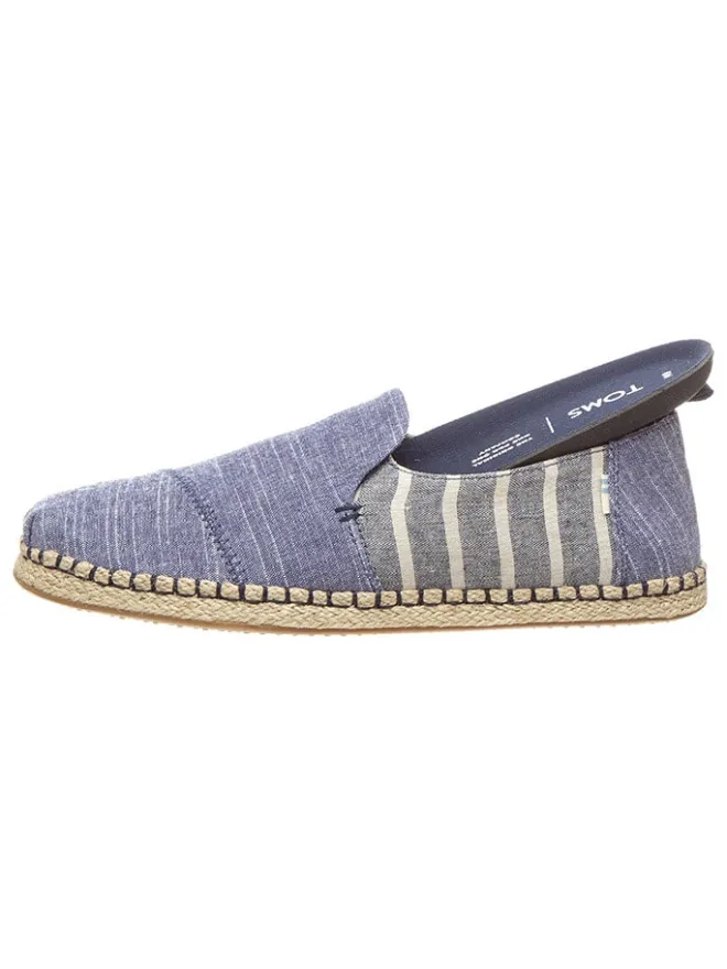 Espadrilles in Blau>TOMS Clearance