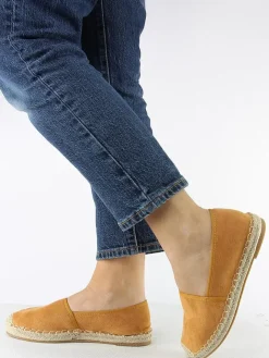 Foreverfolie Halbschuhe^Espadrilles in Camel