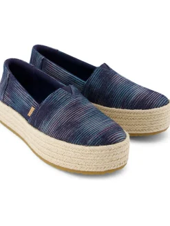 Espadrilles in Dunkelblau><noscript><img width=