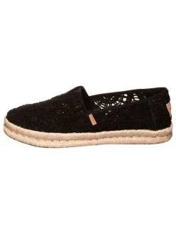Espadrilles in Schwarz>TOMS Discount