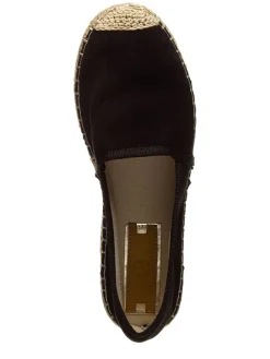 Foreverfolie Halbschuhe^Espadrilles in Schwarz