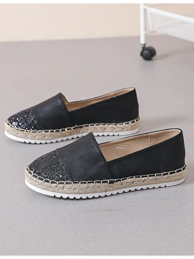 Espadrilles in Schwarz>Sixth Sens Best