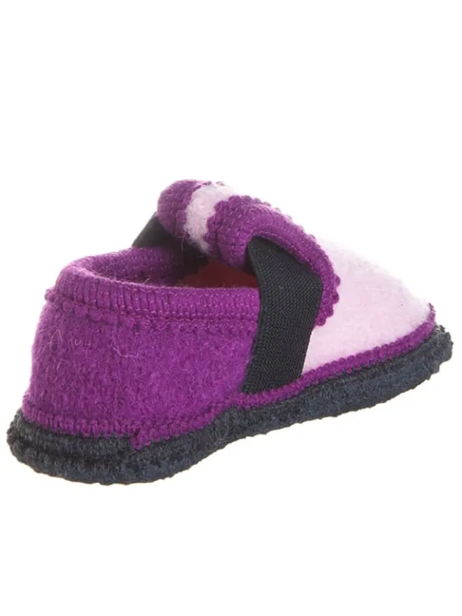 kitz-pichler Hausschuhe^Filz-Hausschuhe "Bobby" in rosa/ violett