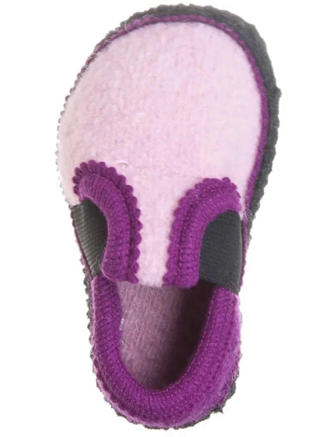 kitz-pichler Hausschuhe^Filz-Hausschuhe "Bobby" in rosa/ violett
