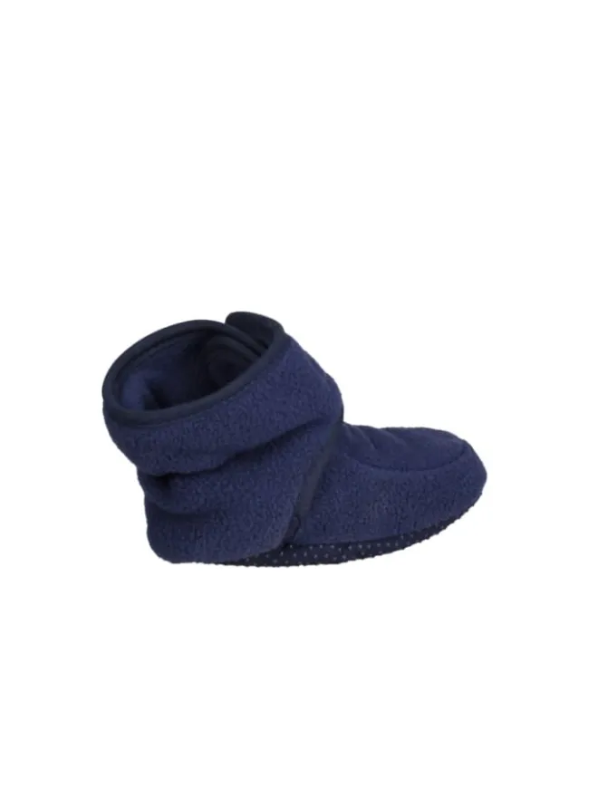 Fleece-Krabbelschuhe in Marine>Playshoes