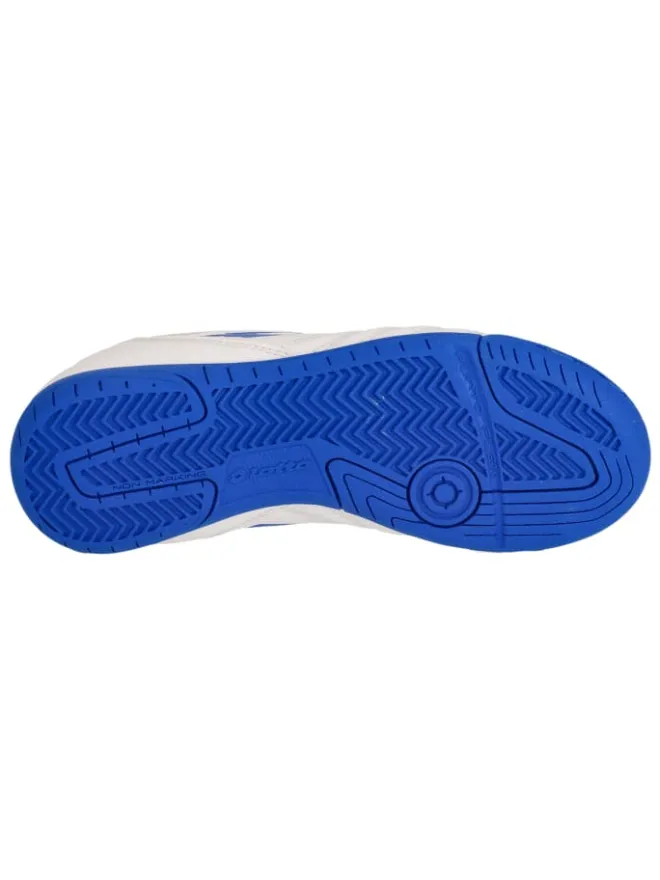 Lotto Outdoor- & Sportschuhe·Trainings- & Sportschuhe^Fußballschuh Milano 700 in 1X5 All White/Pacific Blue