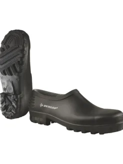 Dunlop Hausschuhe|Clogs & Pantoletten·Clogs^Galoschen in schwarz