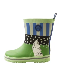 Reima Gummistiefel|Gummistiefel^Gummistiefel " Moomin Magisk " in Greenery