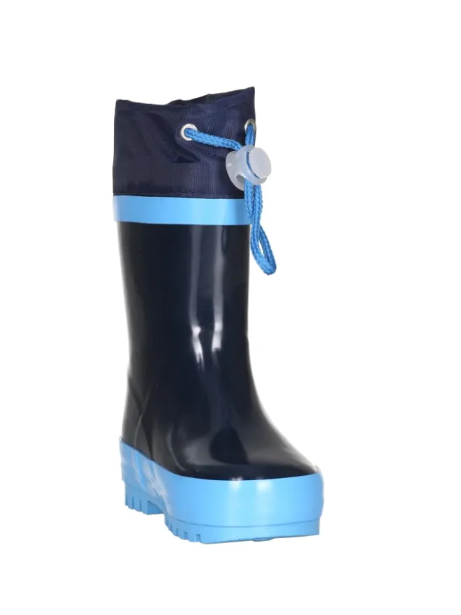 Gummistiefel Basic gefüttert in Marine>Playshoes Clearance