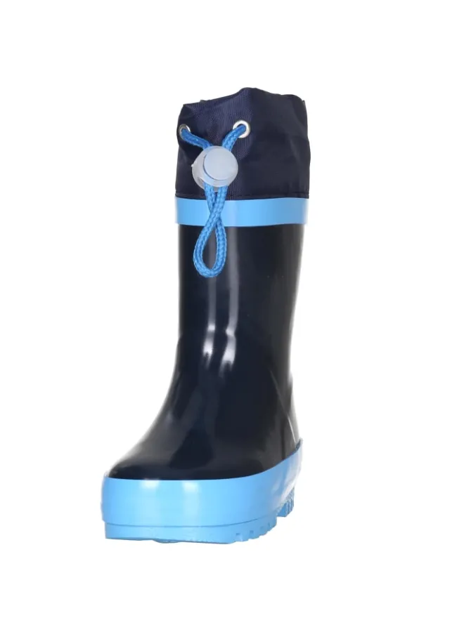 Gummistiefel Basic gefüttert in Marine>Playshoes Clearance