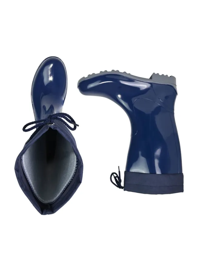 Gummistiefel de Fieselregen Langschaft in blau>Regenliebe