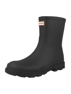Hunter Gummistiefel|Gummistiefel^Gummistiefel Downpour Short Boot in schwarz