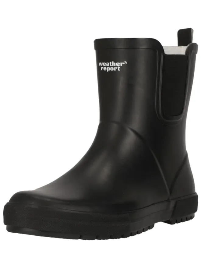 Weather Report Gummistiefel^Gummistiefel Erick in 1001S Black Solid