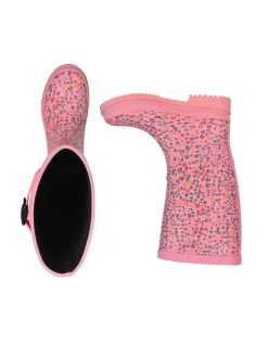 Gummistiefel Flowers High Langschaft in rosa><noscript><img width=
