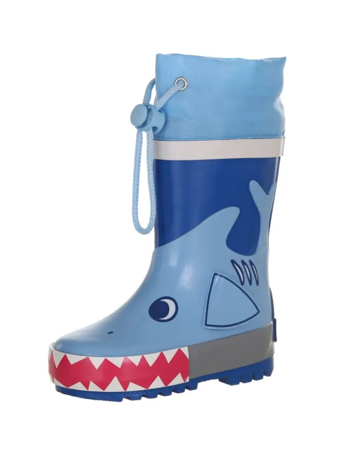 Gummistiefel Hai in Blau>Playshoes Online
