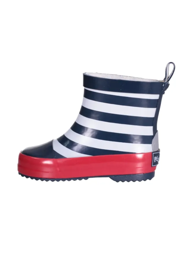 Playshoes Gummistiefel^Gummistiefel Halbschaft maritim in Marine/weiß